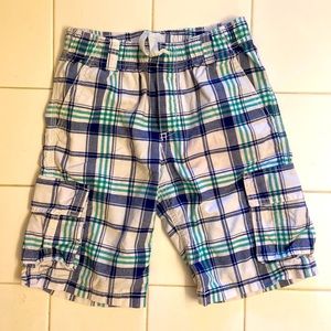 Gymboree Plaid cargo shorts